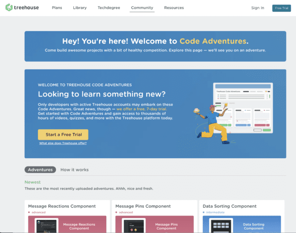 Code Adventures is a popular stop for anyone looking to practice their coding skills